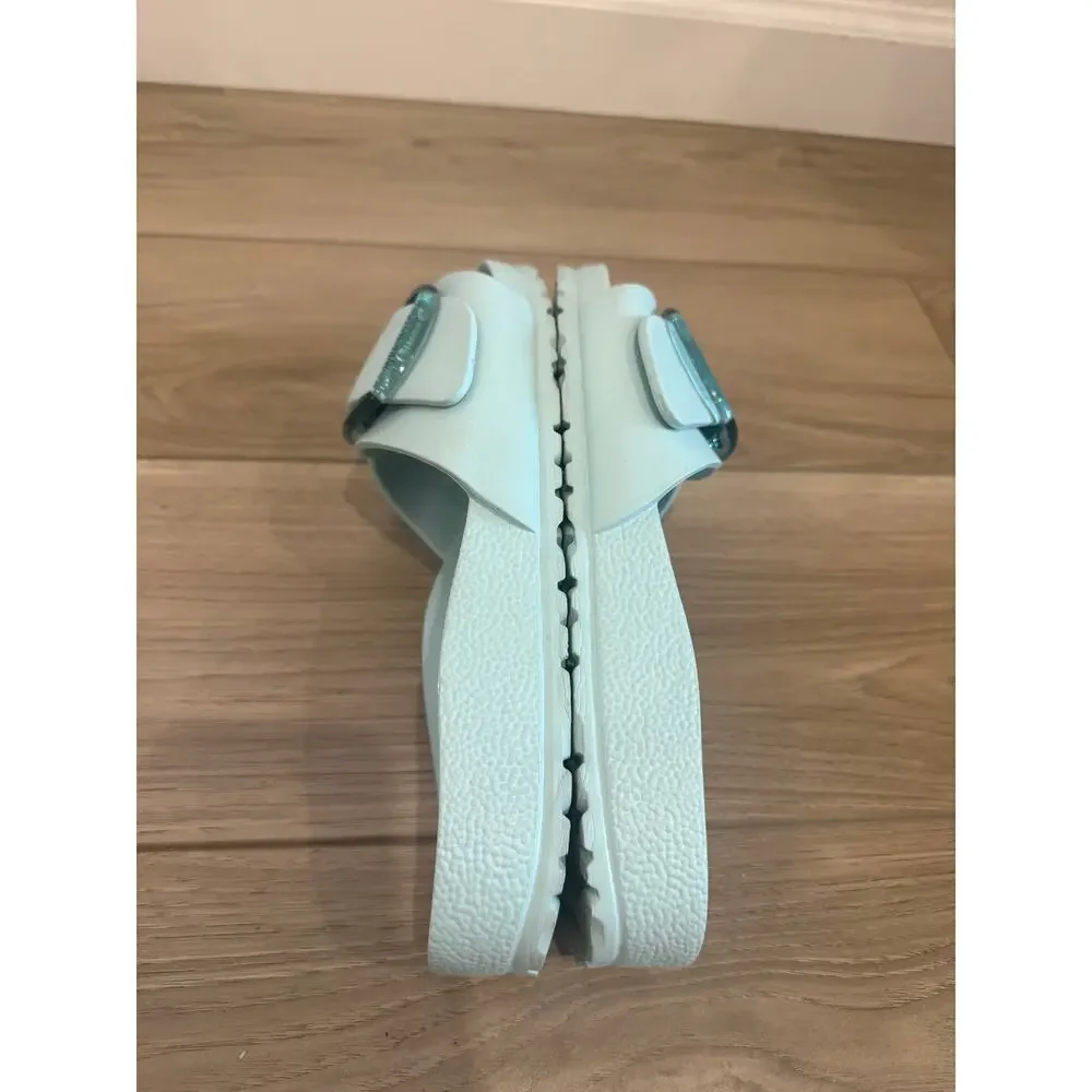 Birkenstock Madrid Big Buckle Surf Green EVA Sandals Sz 41 Women's 10-10.5 - Picture 6 of 9